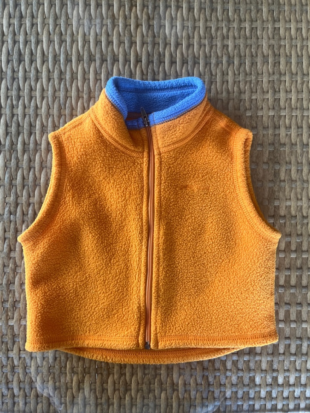Vintage Patagonia Orange Fleece Vest 18M